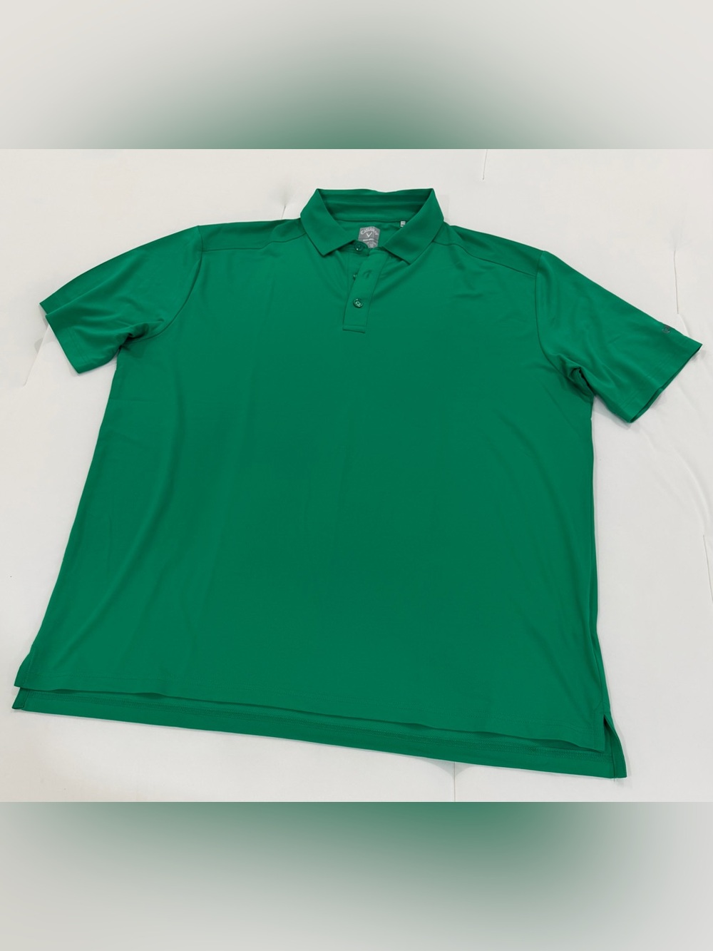 Callaway Opti-Dri Men's Green Performance Golf Polo.